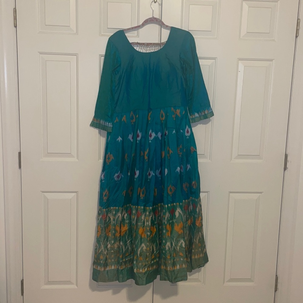 Indian Gown with Open Back Detail